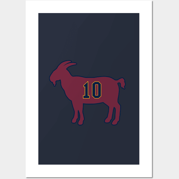 Darius Garland Cleveland Goat Qiangy Wall Art by qiangdade